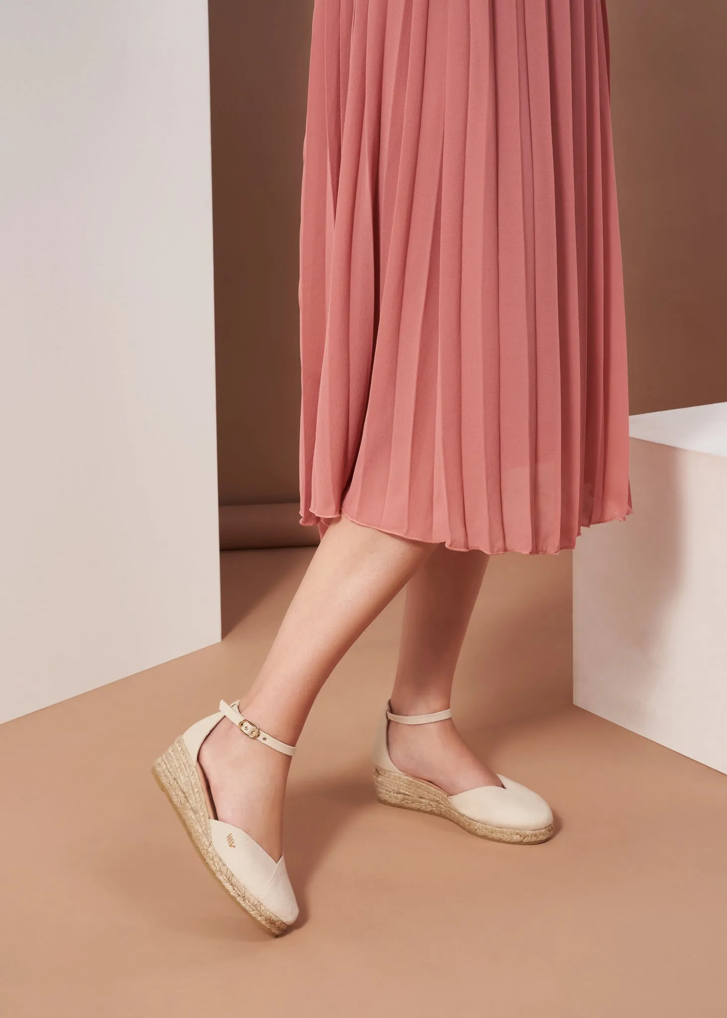 Formiga Canvas Espadrille Wedges by Viscata