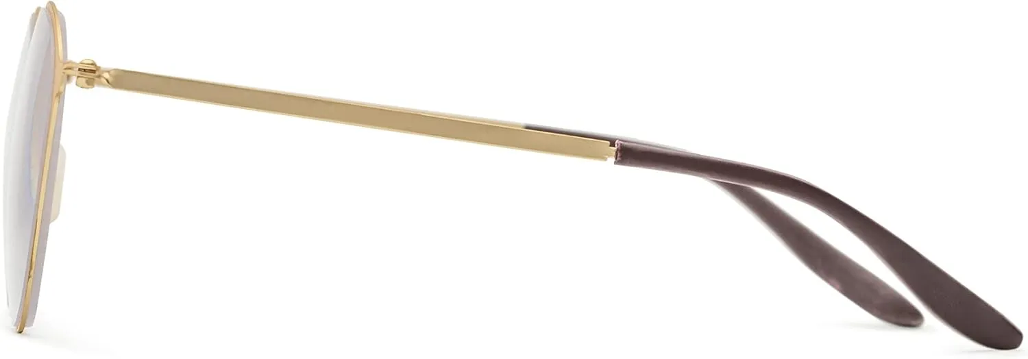 Foster Grant Unisex Adult Hayden Superflat Glasses Reading Glasses, Gunmetal, 50mm US