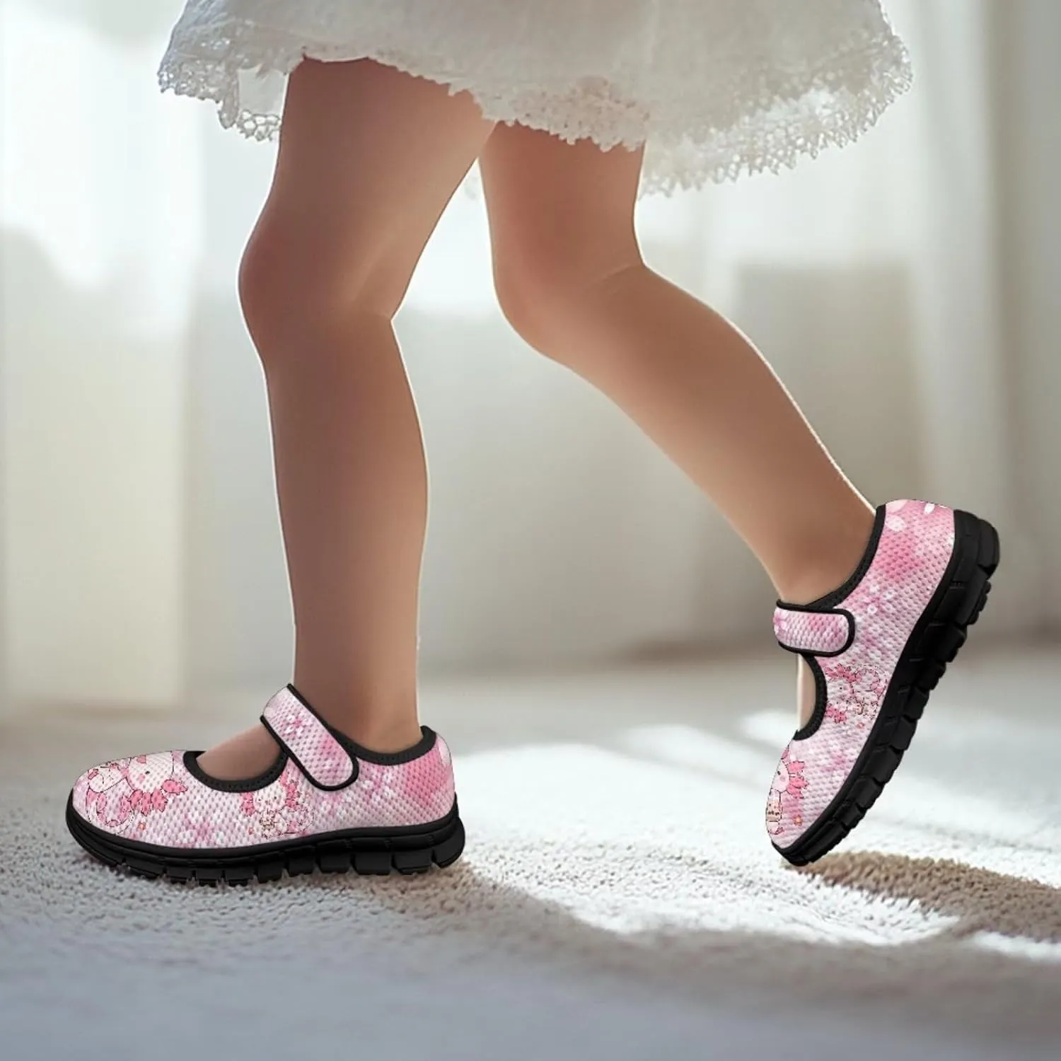 Girls Axolotl Dress Shoes Mary Jane Shoes Princess Ballet Flats Flower Girl Wedding Party School Shoes