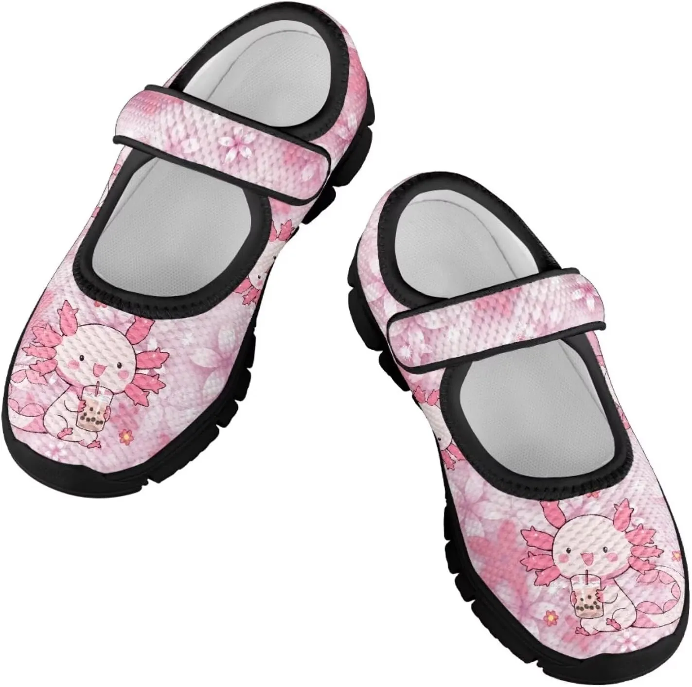 Girls Axolotl Dress Shoes Mary Jane Shoes Princess Ballet Flats Flower Girl Wedding Party School Shoes
