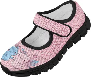 Girls Axolotl Dress Shoes Mary Jane Shoes Princess Ballet Flats Flower Girl Wedding Party School Shoes