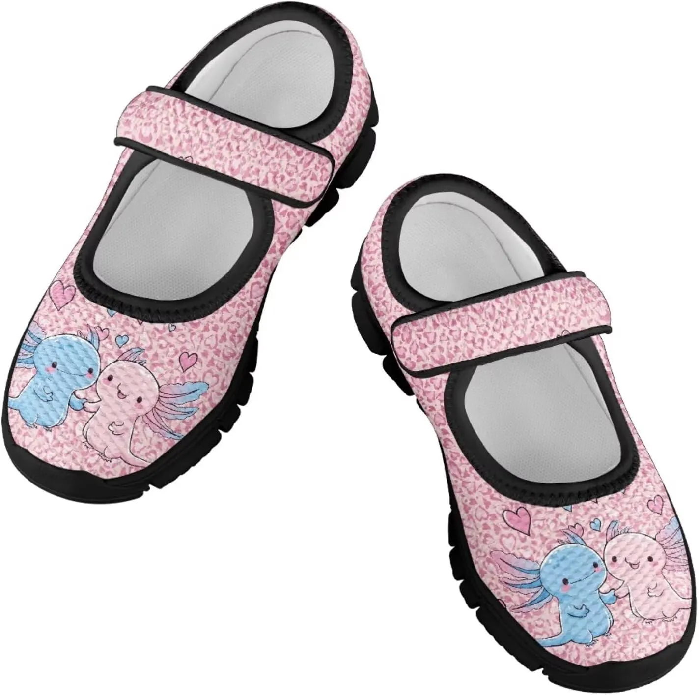 Girls Axolotl Dress Shoes Mary Jane Shoes Princess Ballet Flats Flower Girl Wedding Party School Shoes