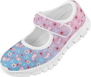 Girls Axolotl Dress Shoes Mary Jane Shoes Princess Ballet Flats Lightweight Slip On School Shoes US 11-2.5