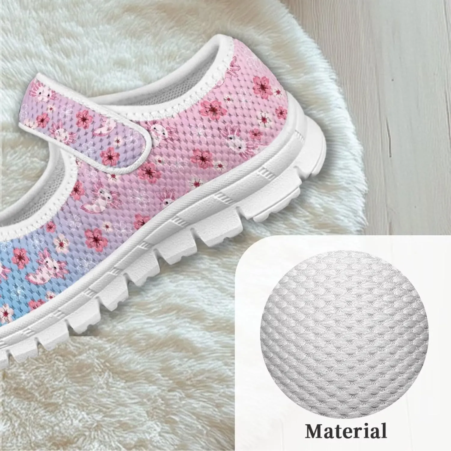 Girls Axolotl Dress Shoes Mary Jane Shoes Princess Ballet Flats Lightweight Slip On School Shoes US 11-2.5