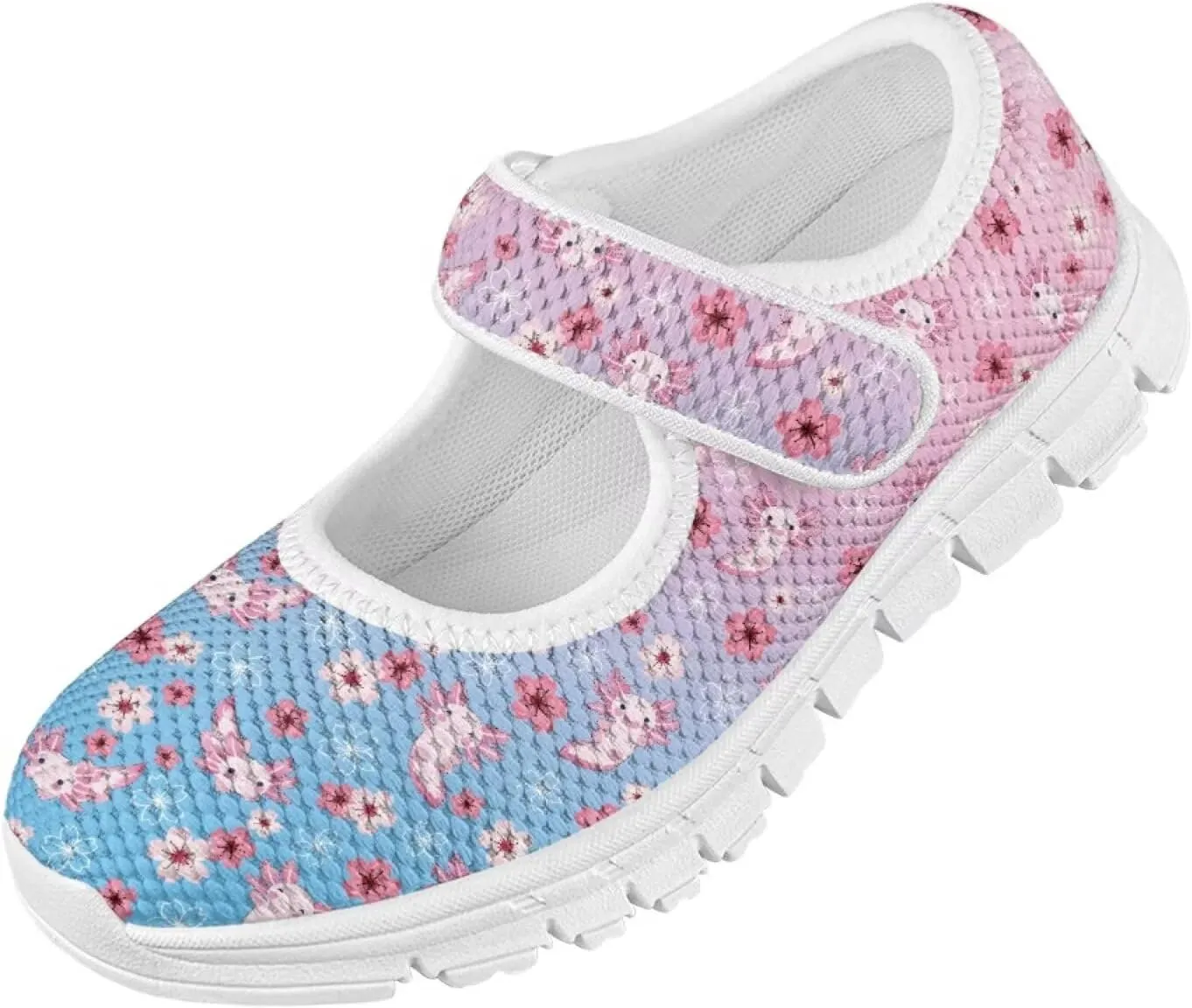 Girls Axolotl Dress Shoes Mary Jane Shoes Princess Ballet Flats Lightweight Slip On School Shoes US 11-2.5