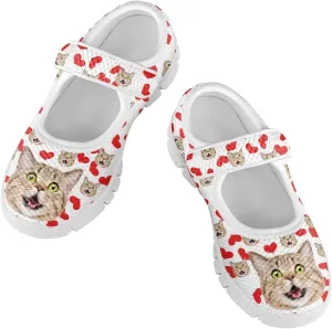 Girls' Cart Dress Shoes Mary Jane Shoes Princess Wedding Party School Shoes Flats for All Weather
