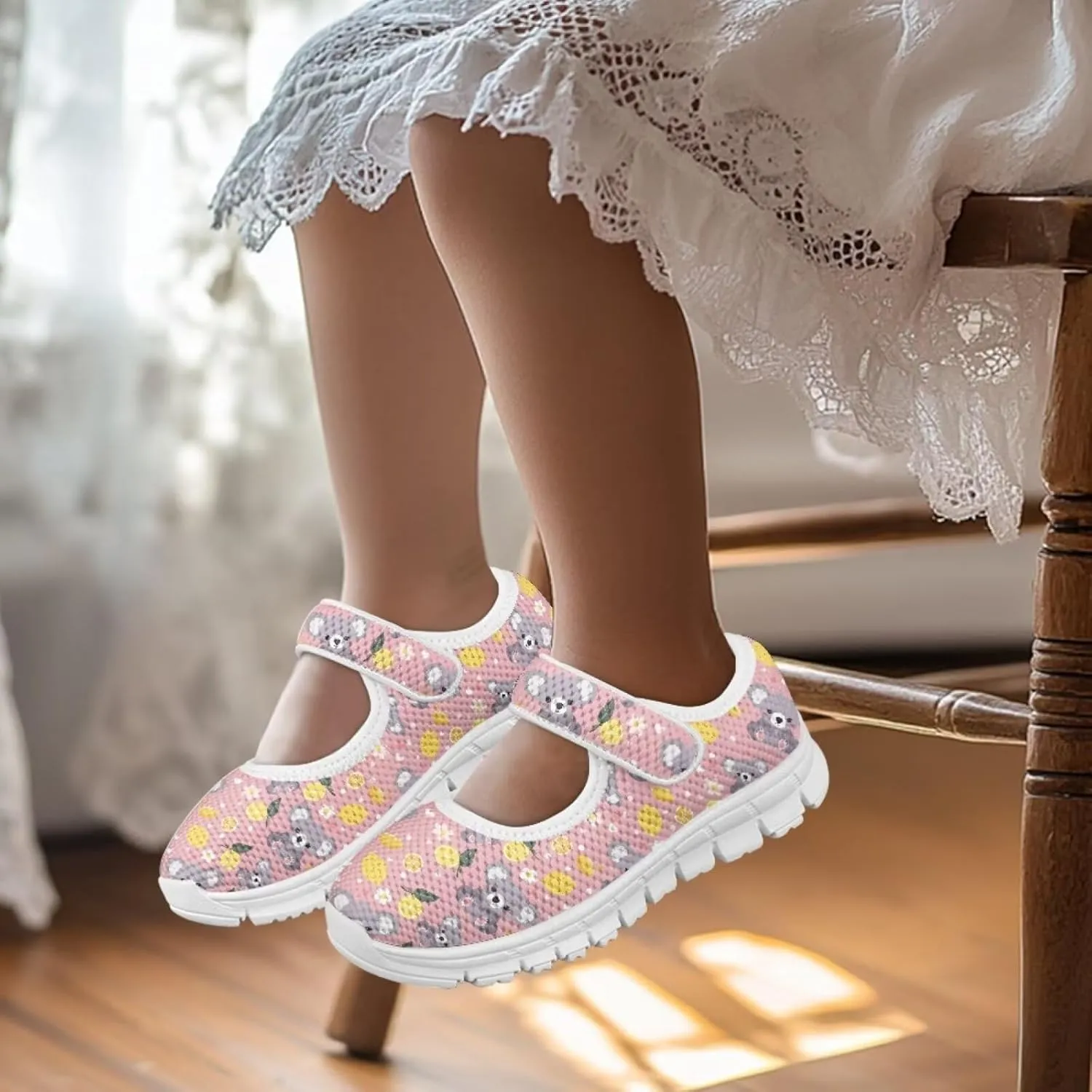 Girls Dress Shoes Animal Print Mary Jane Shoes School Wedding Party Shoes for Little/Big Girl