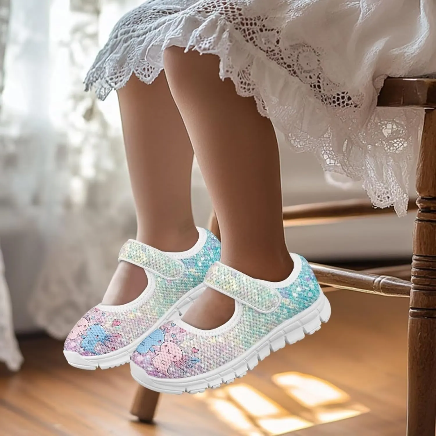 Girls Dress Shoes Animal Print Mary Jane Shoes School Wedding Party Shoes for Little/Big Girl