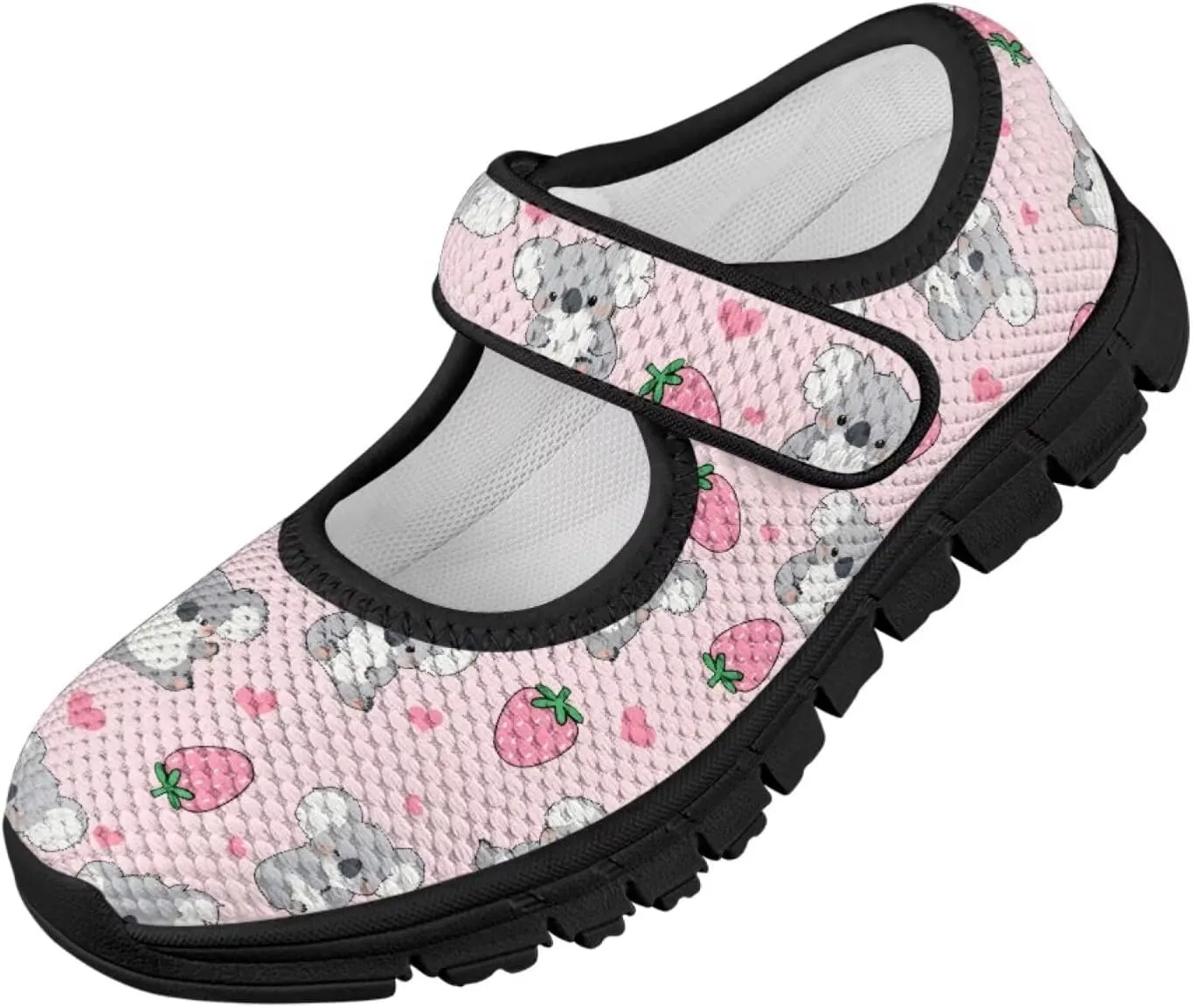 Girls Mary Jane Ballerina Princess Flats Shoes Slip-on School Party Dress Shoes with Hook and Loop