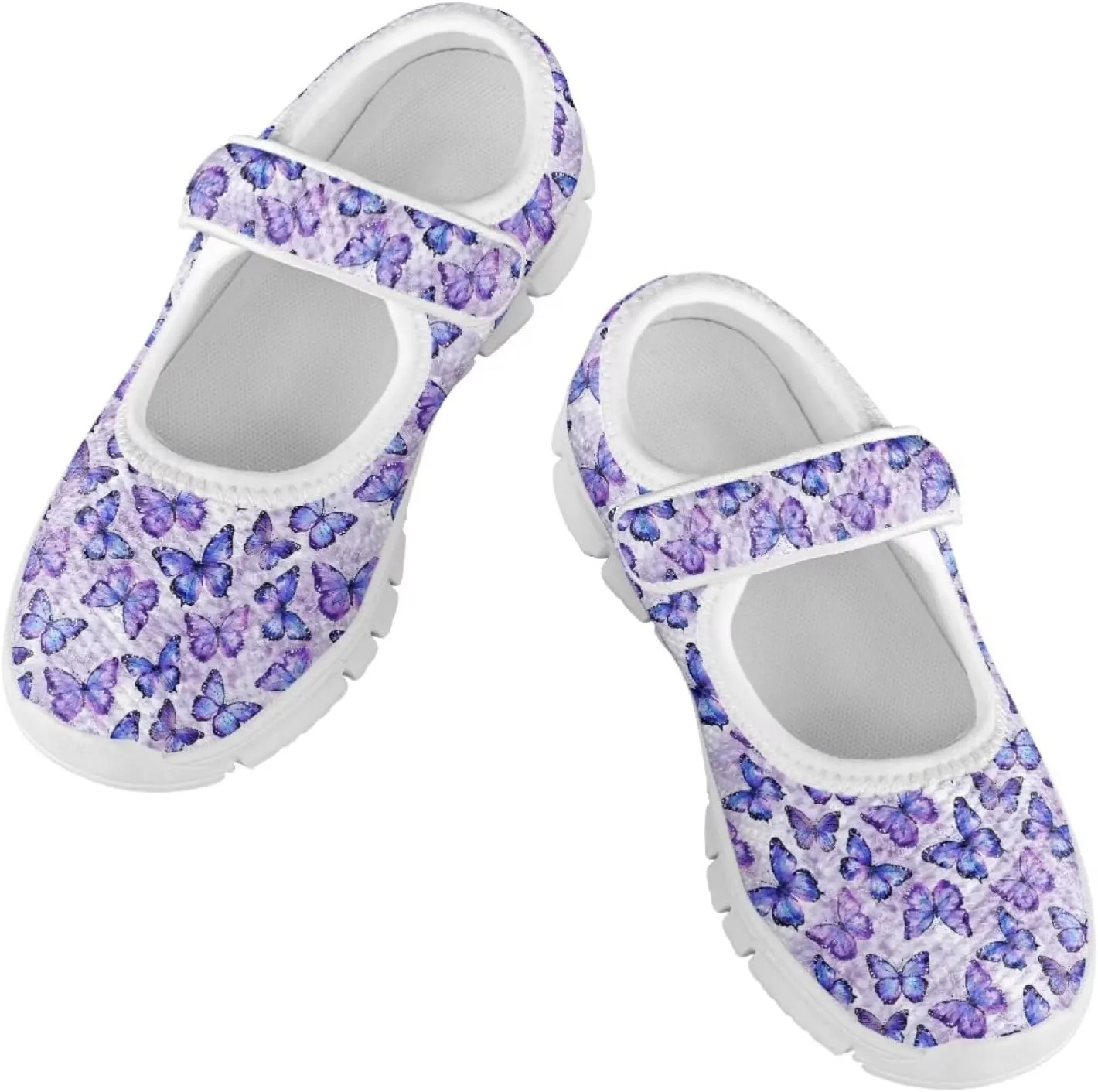 Girls Mary Jane Shoes Animal Print School Uniform Shoes Round Toe Ballet Flats Casual Footwear US 11-2.5