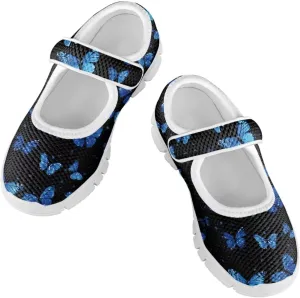 Girls Mary Jane Shoes Animal Print School Uniform Shoes Round Toe Ballet Flats Casual Footwear US 11-2.5