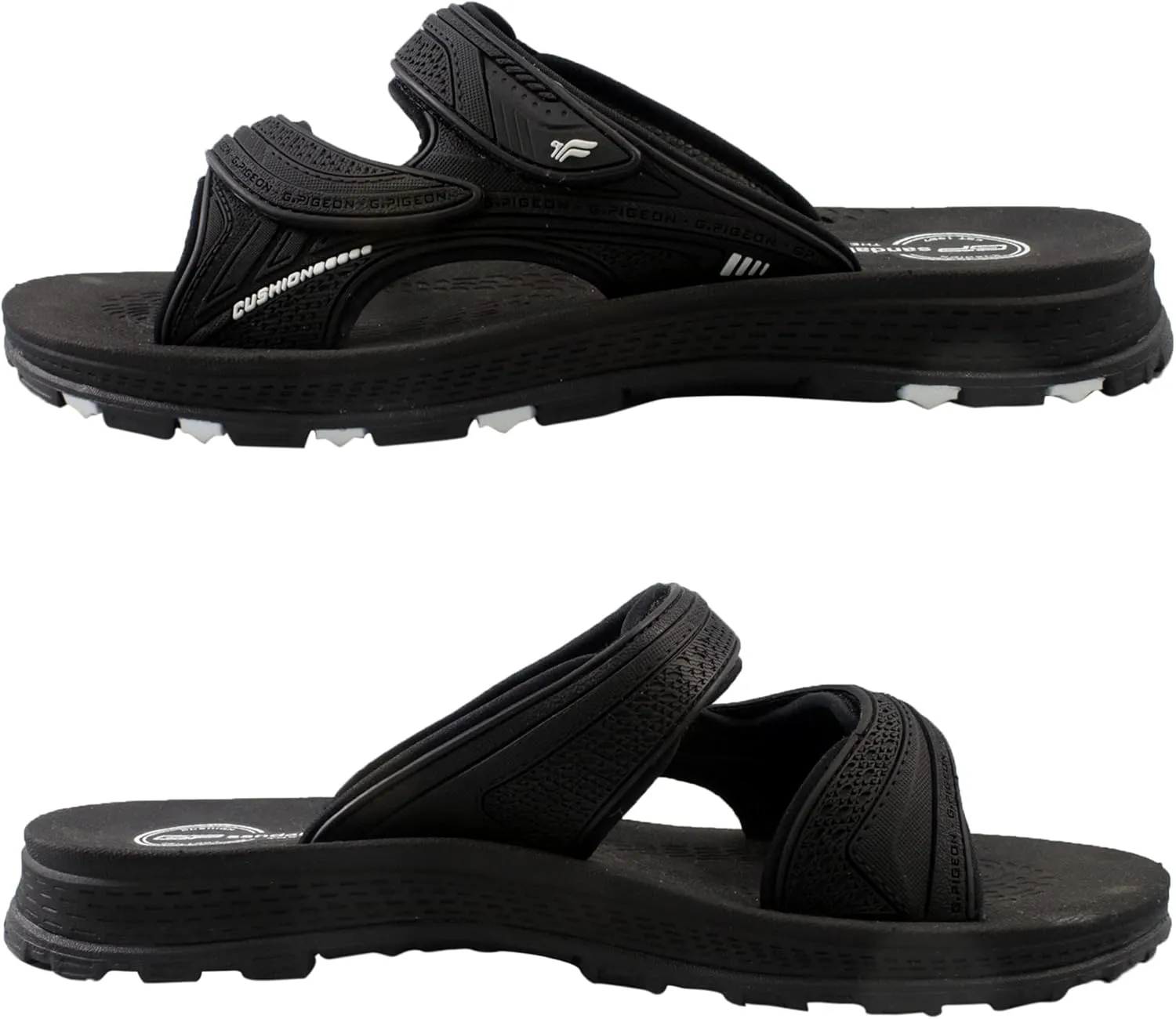 Gold Pigeon Shoes EVA Anti-Fatigue Ultra-Cushion Unisex Slide Sandals Adjustable Straps