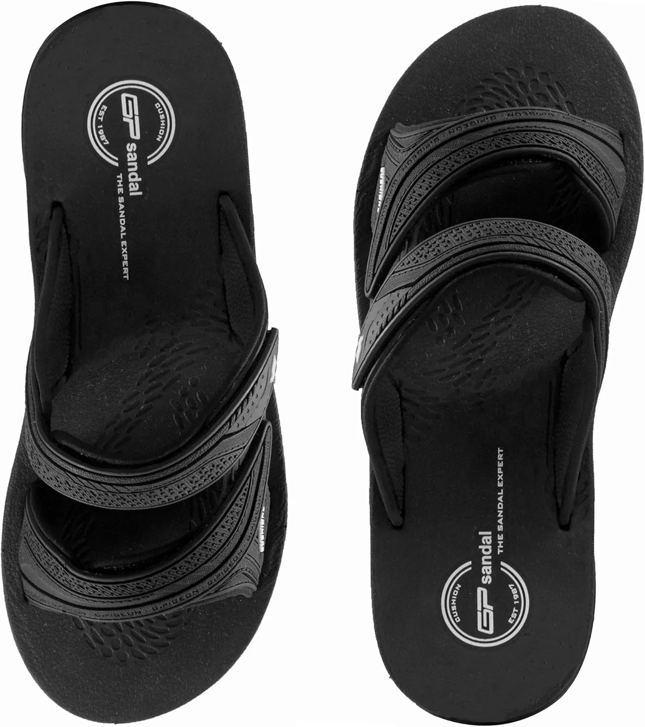 Gold Pigeon Shoes EVA Anti-Fatigue Ultra-Cushion Unisex Slide Sandals Adjustable Straps