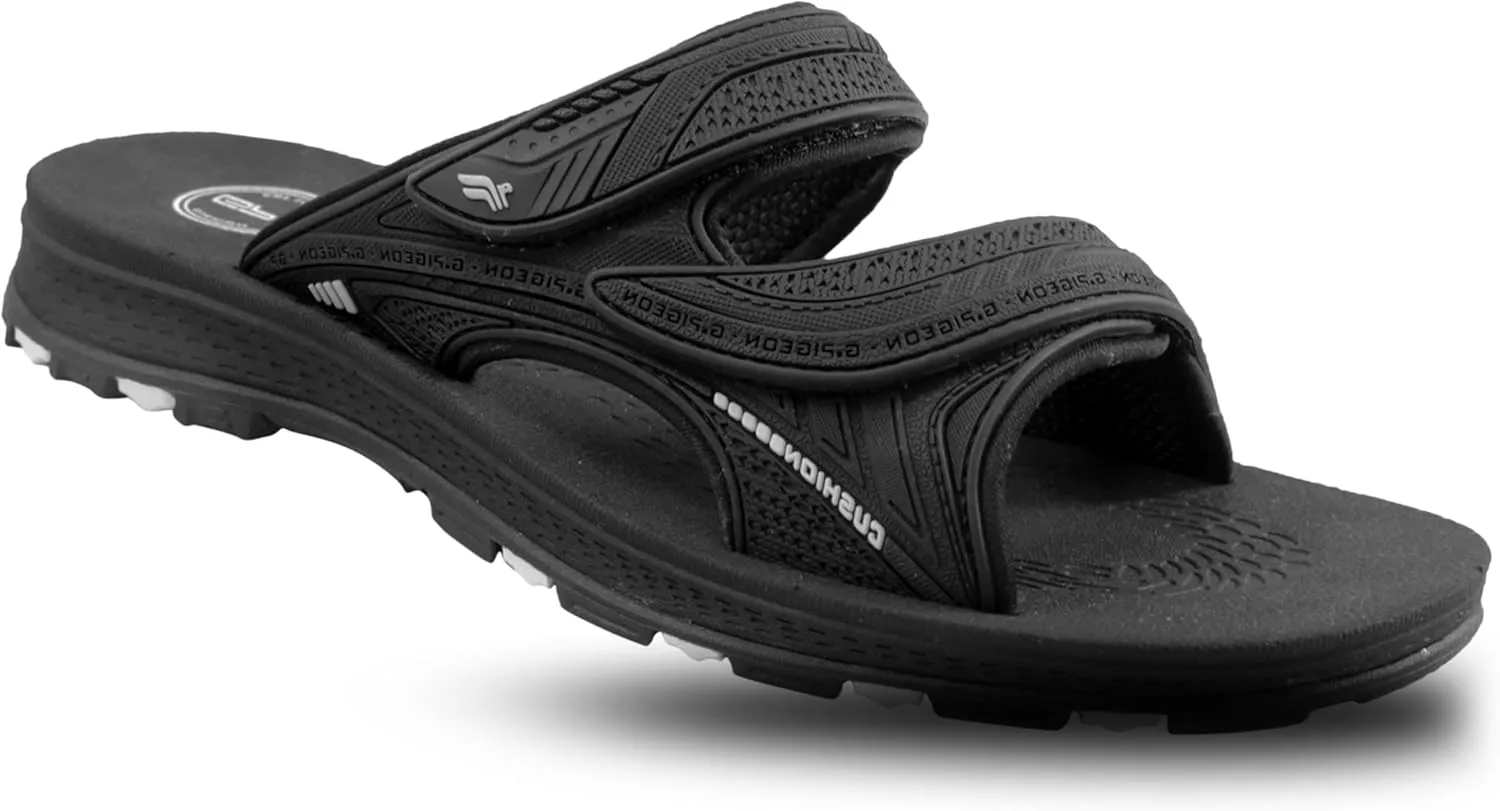 Gold Pigeon Shoes EVA Anti-Fatigue Ultra-Cushion Unisex Slide Sandals Adjustable Straps