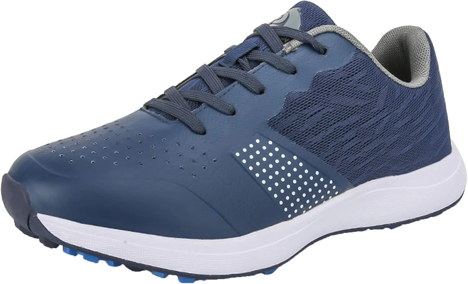 Golf Shoes for Mens Spikeless Wide Fitting Waterproof Golf Sneakers Non-Slip Four Seasons All Weather Plus Size,E,11