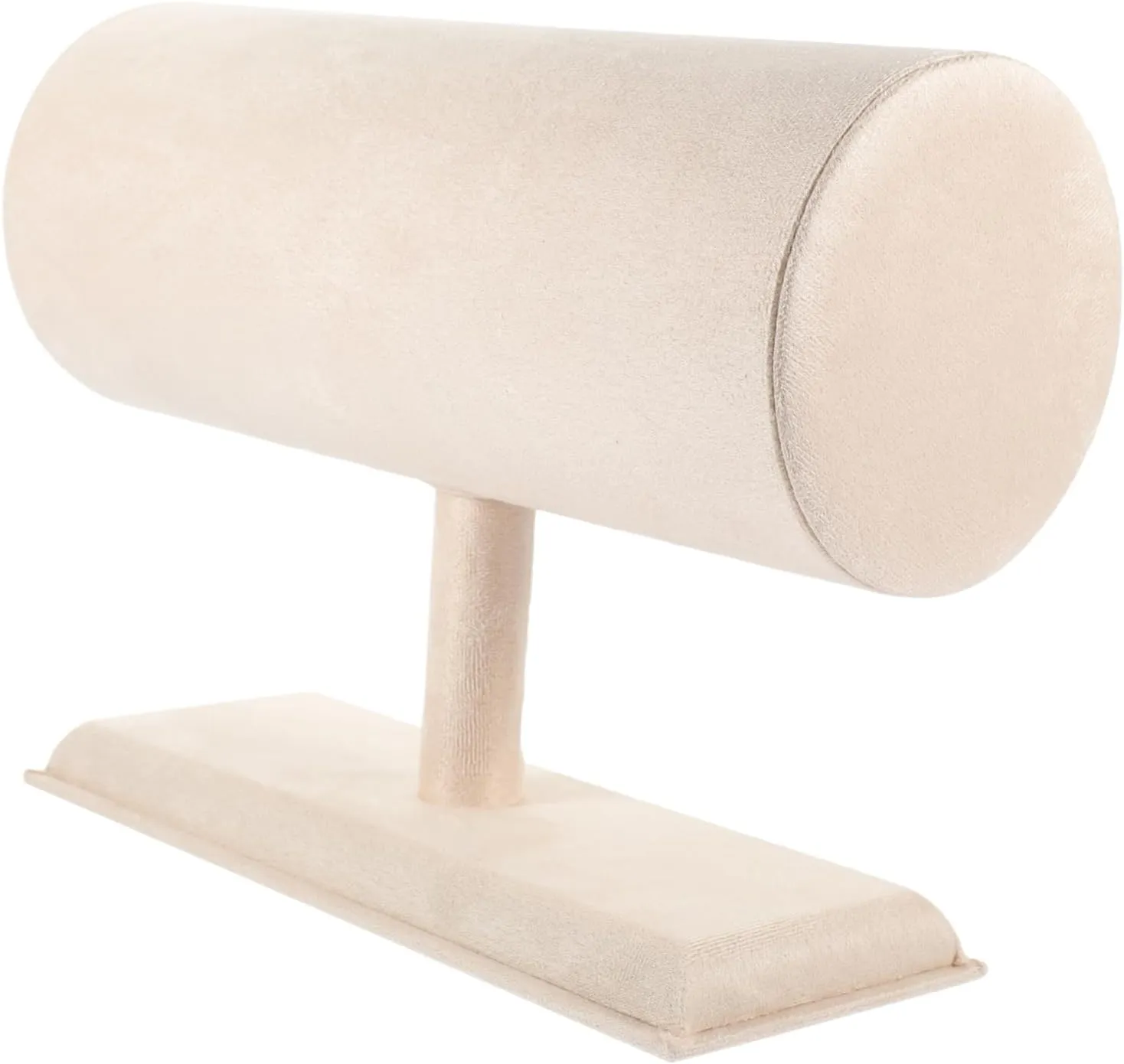 Headband Display Stand Headband Storage Organizer Earring Holder Organizer Hairband Stand Rack Headband Display Holder Jewelry Display Headband Velvet Holder Stand Watch Props Baby (Beige 27.50