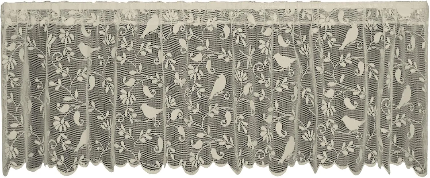 Heritage Lace Bristol Garden Valance, 60 x 18 in, Cafè
