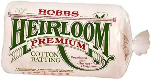 Hobbs Batting Heirloom 80%/20% Cotton/Poly Queen Size: 90" x 108" Quilt Batting