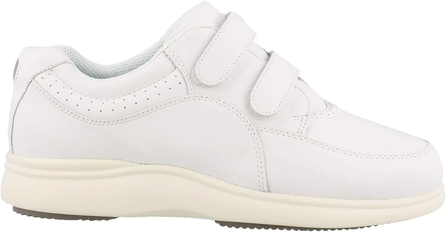 Hush Puppies womens Power Walker Ii walking shoes, White Leather, 11 Narrow US