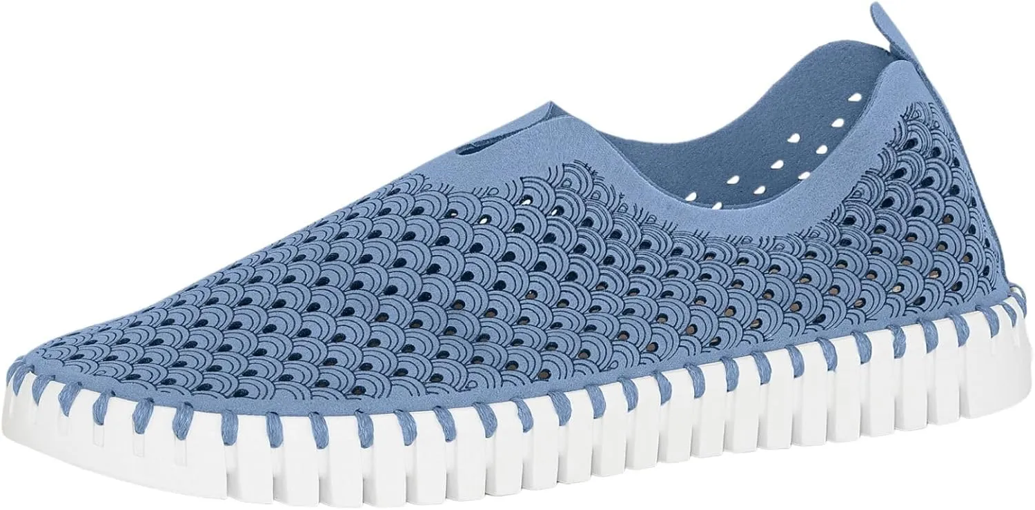 Ilse Jacobsen HORNBAEK Women's Tulip 139 Flat | Slip-On | Low-Top (Light Regatta, 12) Blue