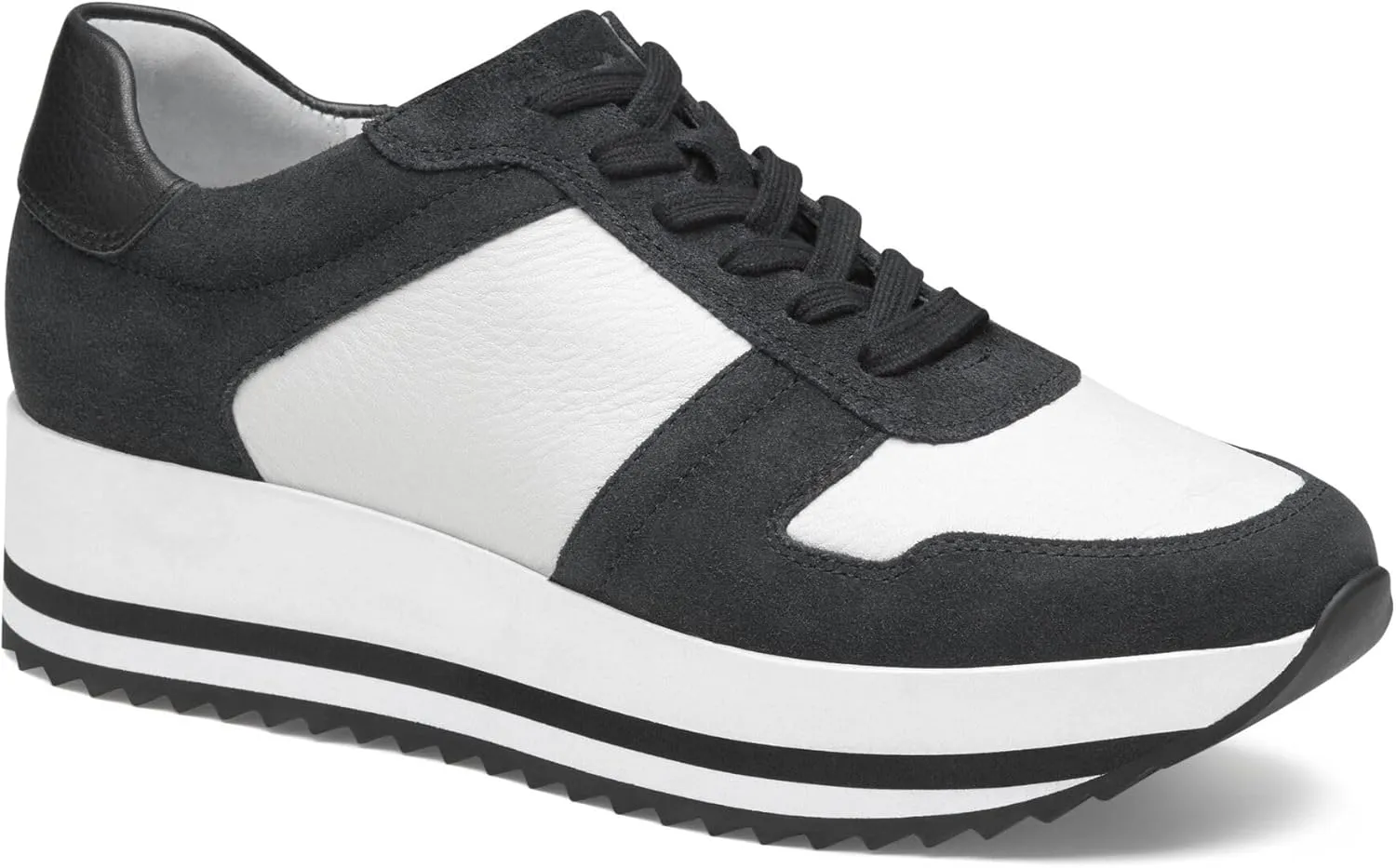 Johnston & Murphy Women's Gracie Color-Block Lace-up Platform