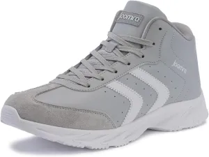 Joomra Mens High Top Basketball Sneakers Size 7.5 Teen Boys Sport Jogging Running Shoes Fashion Mid Street School Cool Tennis Footwear Grey 40