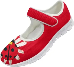 JoyLamoria Aztec Running Horse Walking Shoes Stylish Strap Mary Jane Shoes Adjustable Barefoot Shoes Womens US 4-9