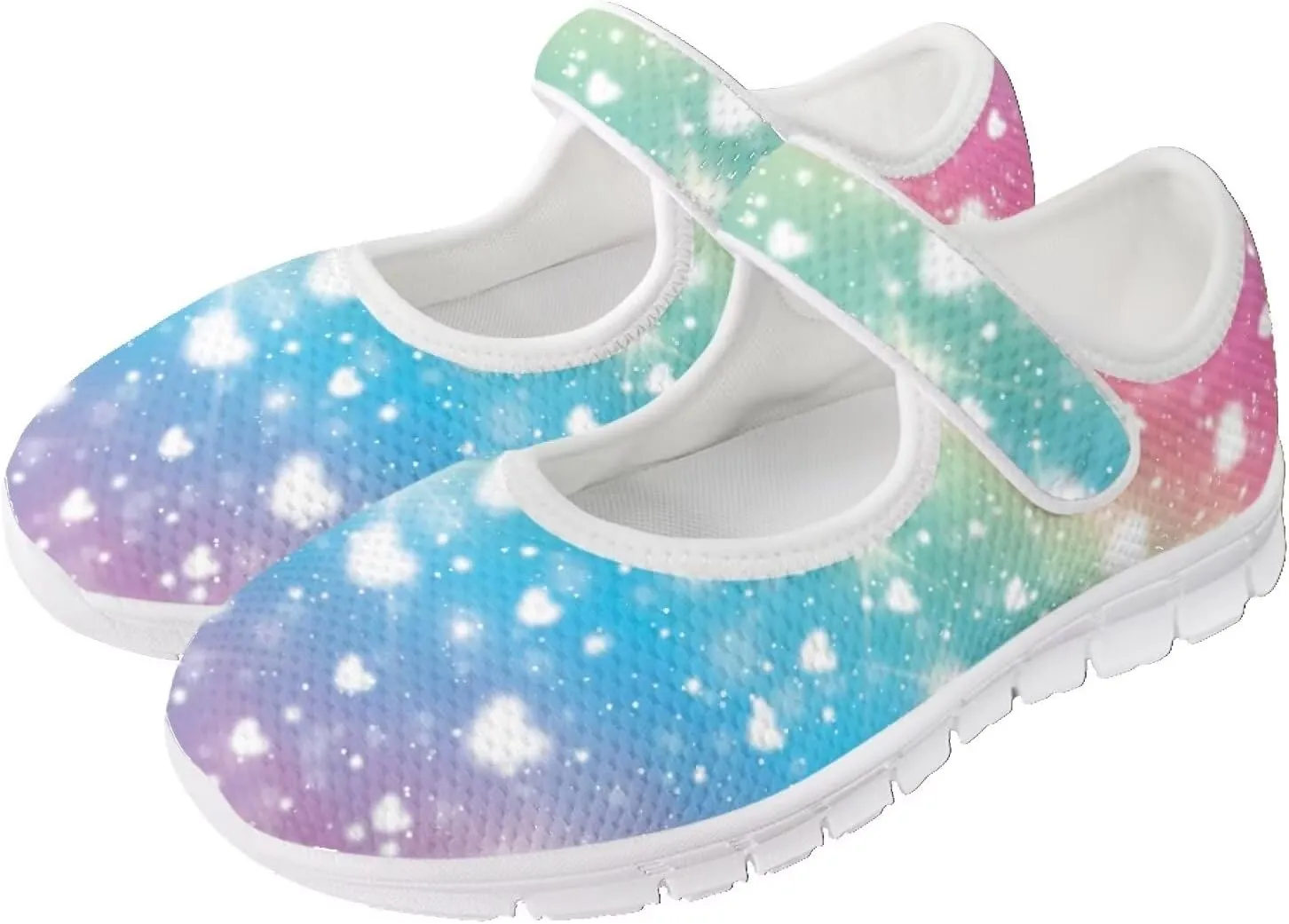 JoyLamoria Aztec Running Horse Walking Shoes Stylish Strap Mary Jane Shoes Adjustable Barefoot Shoes Womens US 4-9