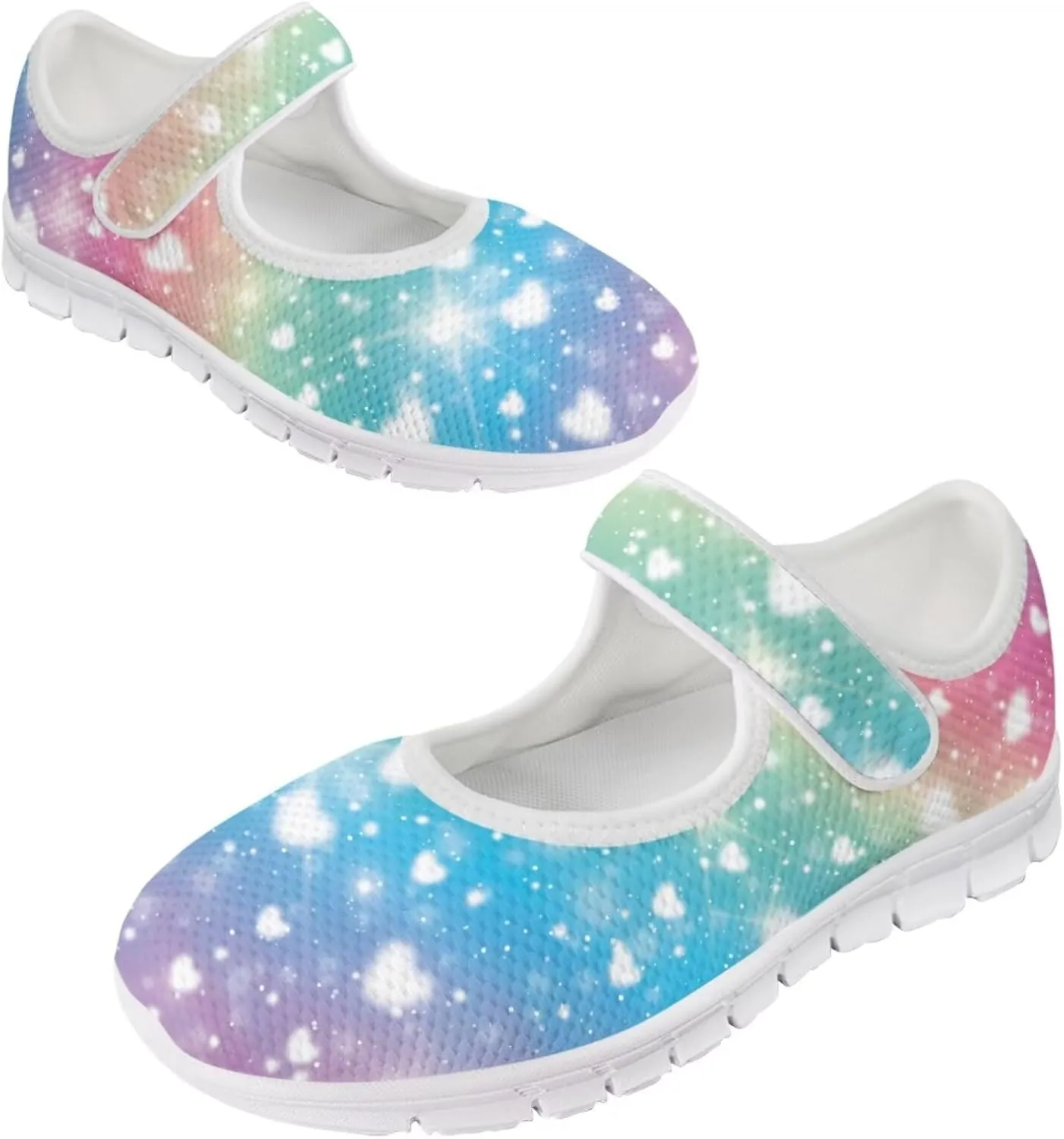 JoyLamoria Aztec Running Horse Walking Shoes Stylish Strap Mary Jane Shoes Adjustable Barefoot Shoes Womens US 4-9