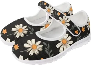 JoyLamoria Dragonfly Butterfly Walking Shoes Comfort Diabetic Shoes Wide Elderly Shoes Platform,US 4-9