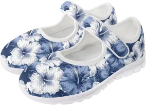 JoyLamoria Dragonfly Butterfly Walking Shoes Comfort Diabetic Shoes Wide Elderly Shoes Platform,US 4-9