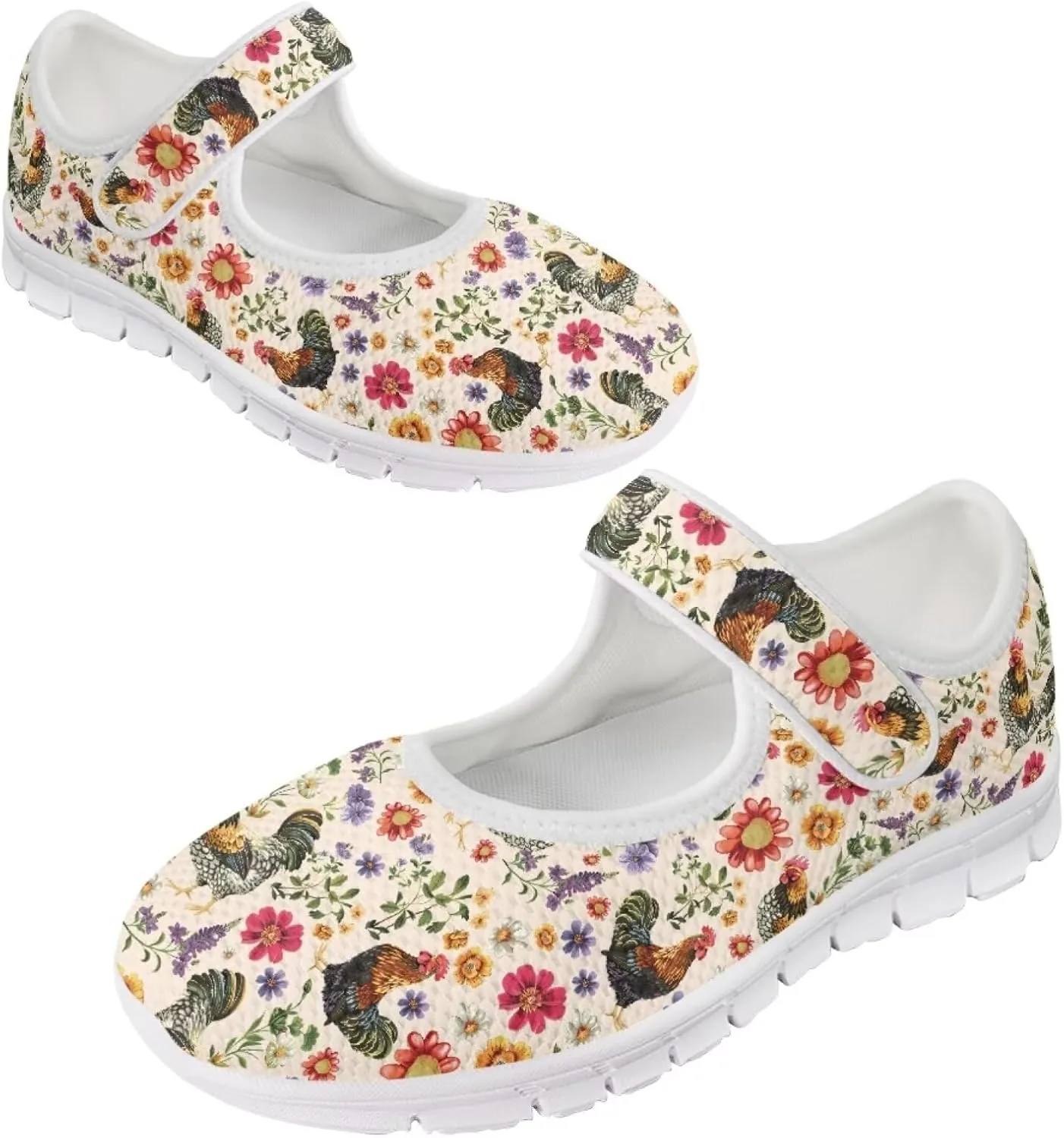 JoyLamoria Skull Rose Flats for Women Mesh Sneakers Fashion Causal Walking Shoes Womens Mary Jane Sneakers Y2K Gothic Footwear