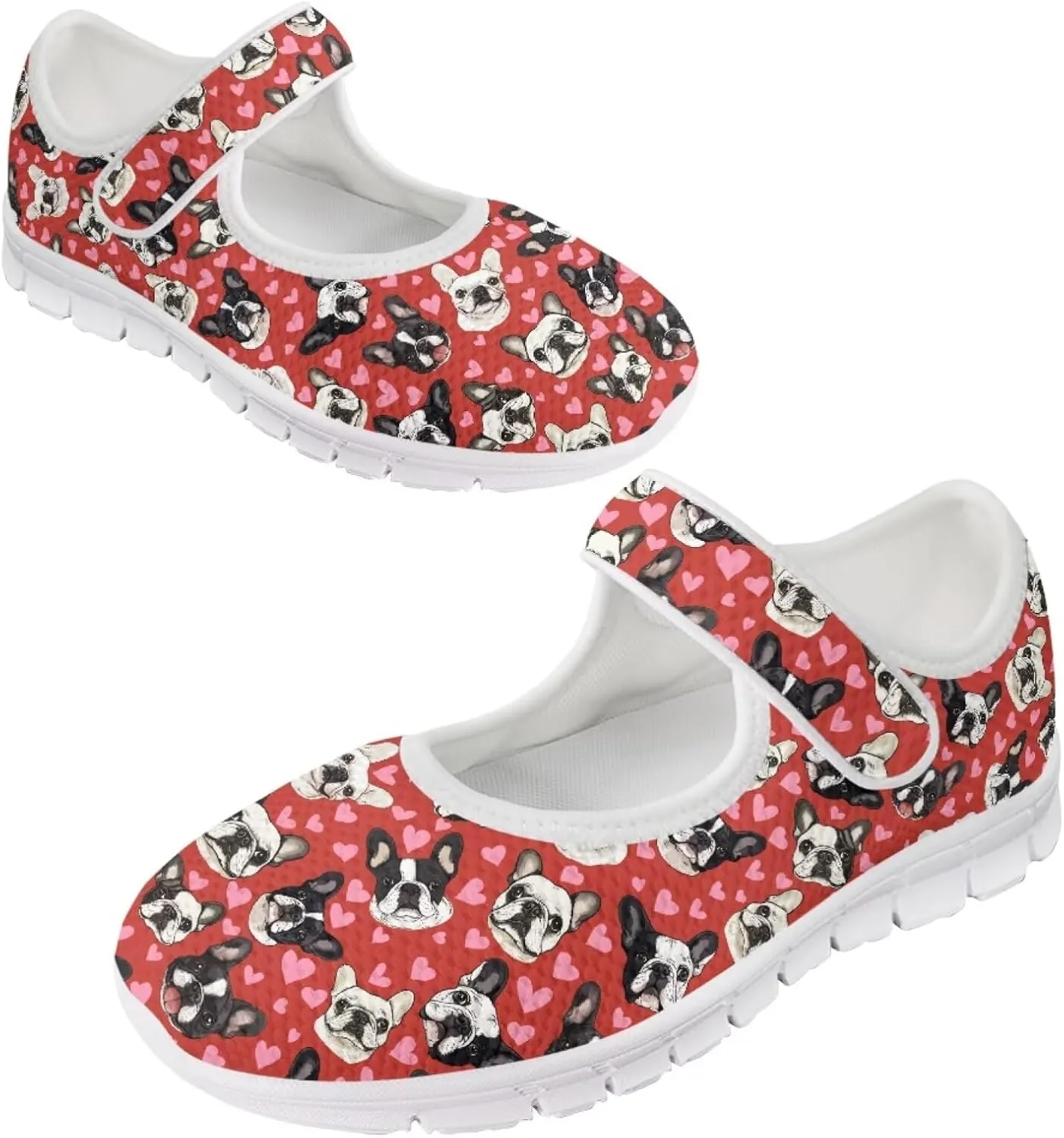 JoyLamoria Skull Rose Flats for Women Mesh Sneakers Fashion Causal Walking Shoes Womens Mary Jane Sneakers Y2K Gothic Footwear