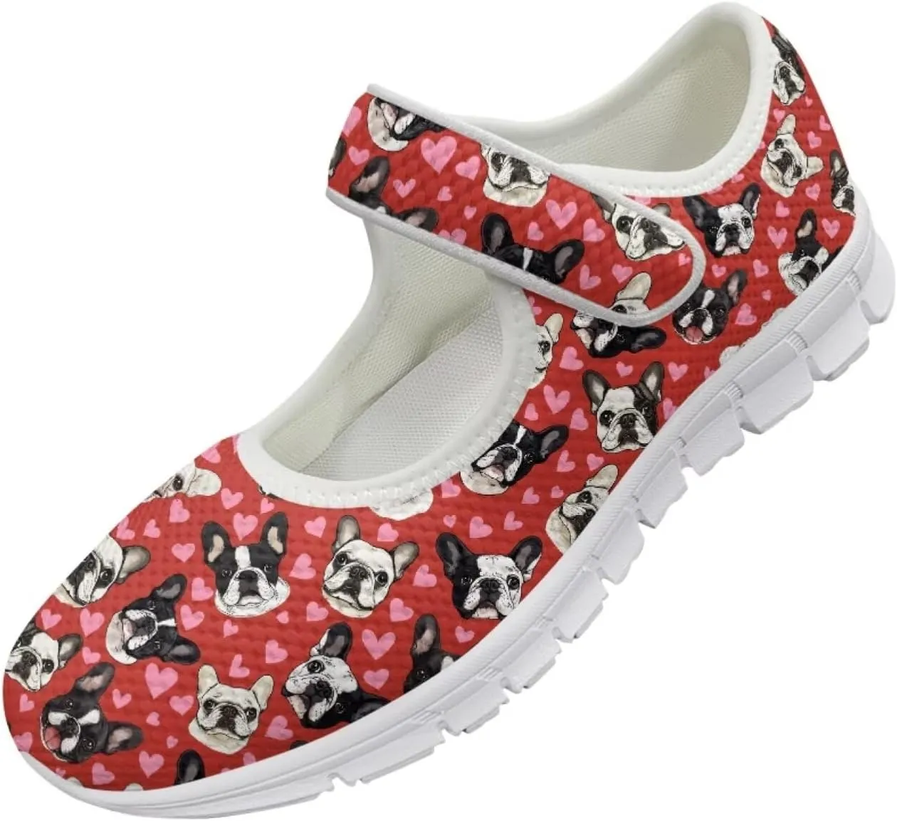 JoyLamoria Skull Rose Flats for Women Mesh Sneakers Fashion Causal Walking Shoes Womens Mary Jane Sneakers Y2K Gothic Footwear