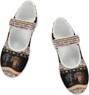 JoyLamoria Vintage Style Walking Shoes Women’s Causal Wide Toe Barefoot Shoes for Women Indoor Home Shoes