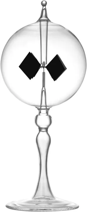 Large Transparent Solar Power Crookes Radiometer Sun Light Energy Spinning Vanes Windmill Gift Home