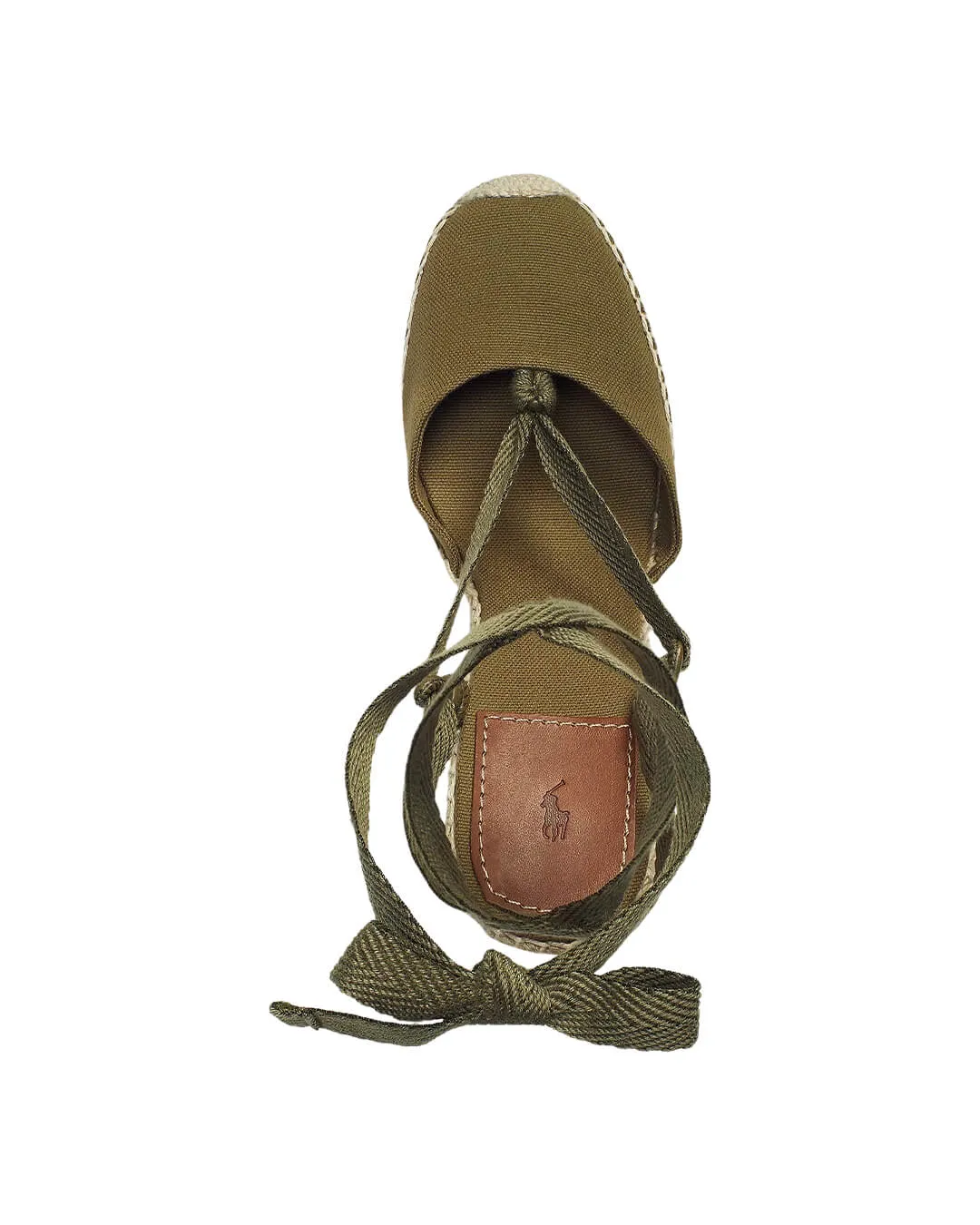 Lauren By Ralph Lauren Green Espadrille Wedges