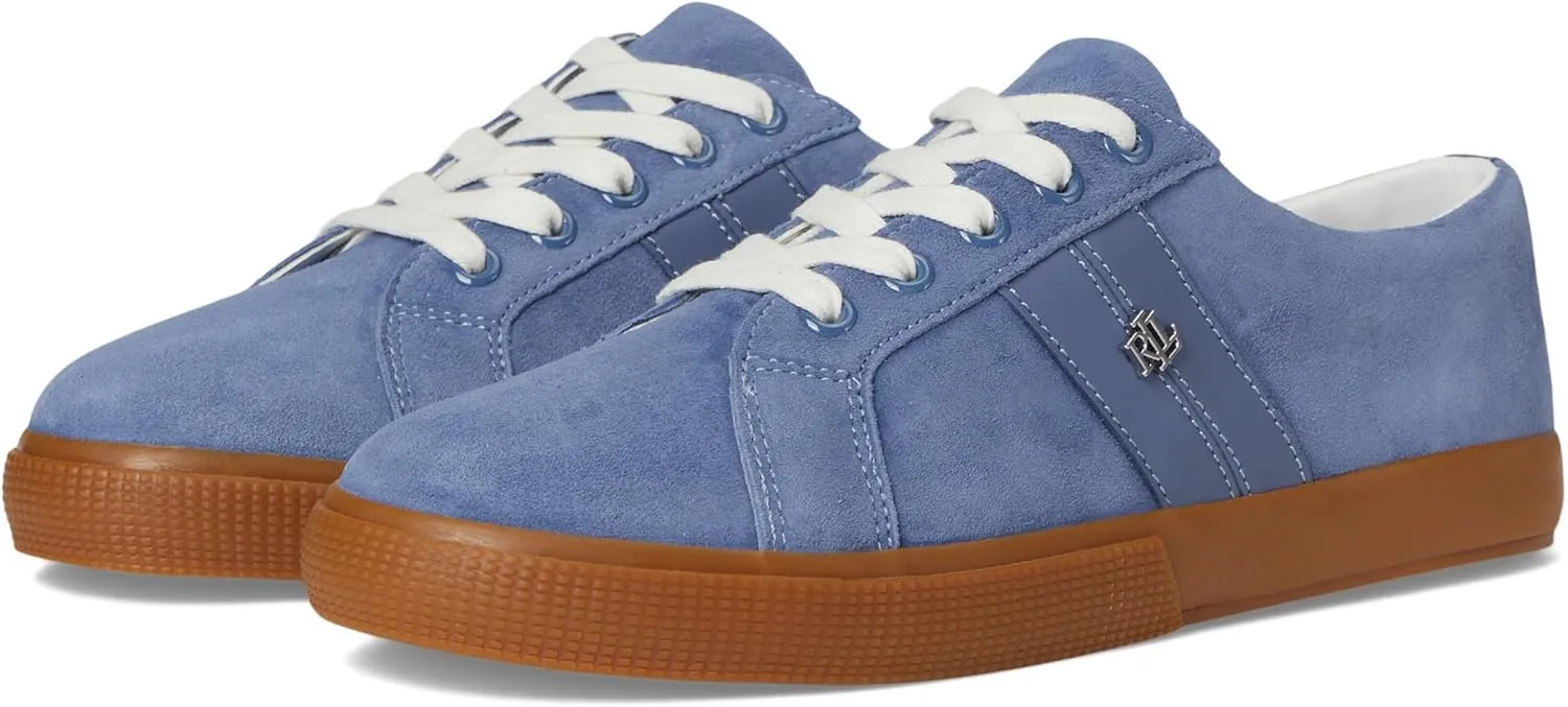 Lauren Ralph Lauren Women's Janson Ii Suede & Nappa Leather Sneakers