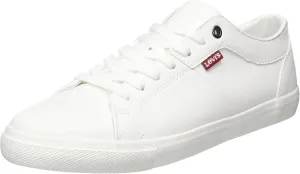 Levi's Women's Woods W Trainers, White Shoes 50, 7.5