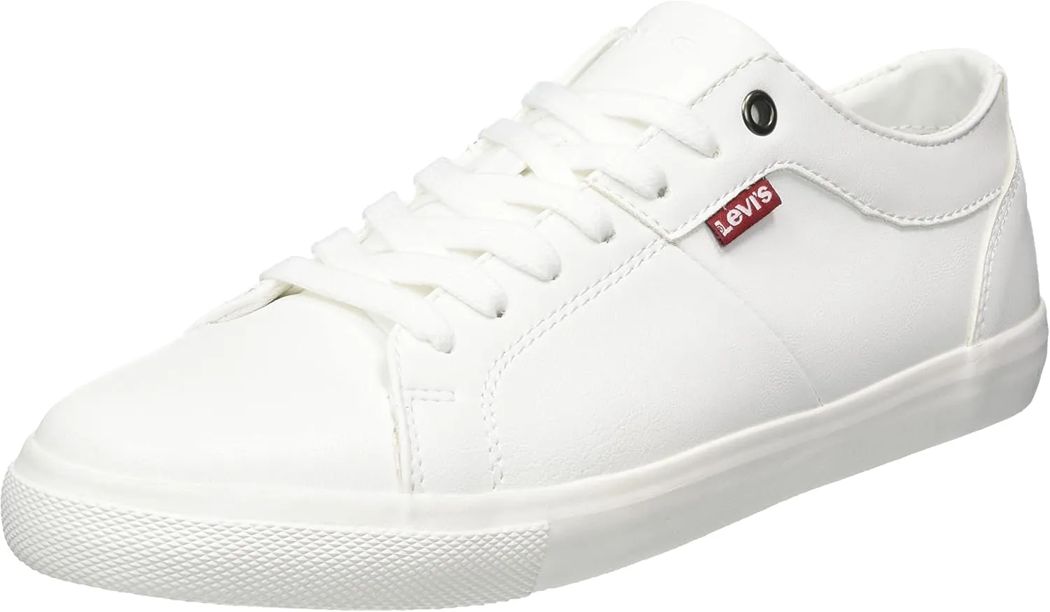 Levi's Women's Woods W Trainers, White Shoes 50, 7.5