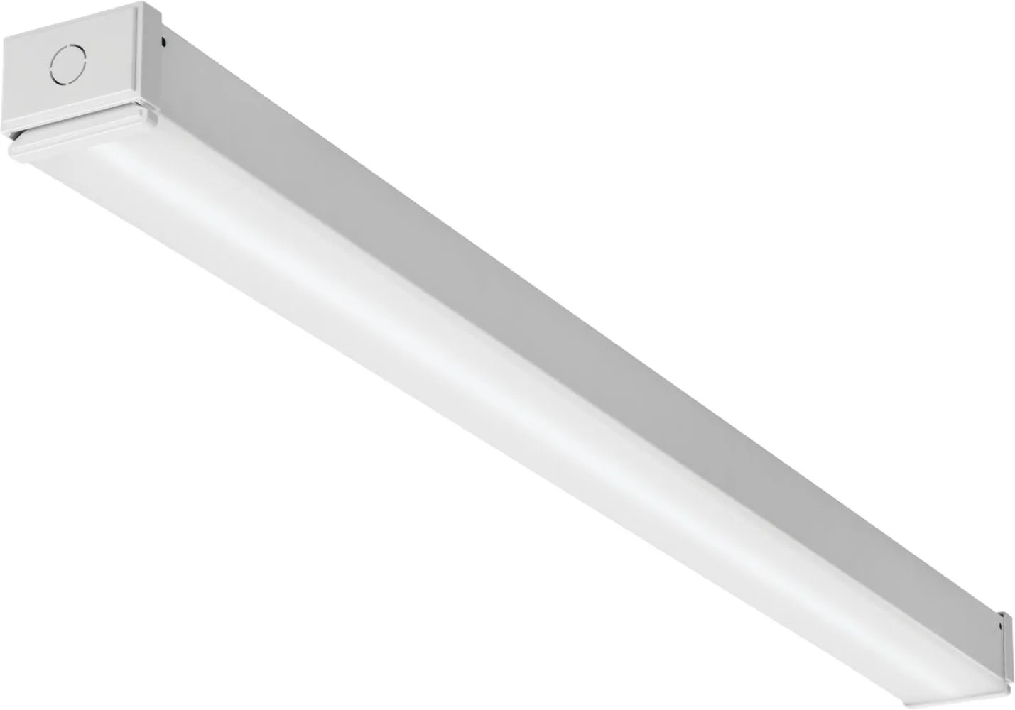Lithonia Lighting L48 3000LM FDL MVOLT 40K 80CRI WH CLX LED 48 Inch Strip Light, 3000 Lumens, Lens, 4000K, 22W, Flat Diffuser