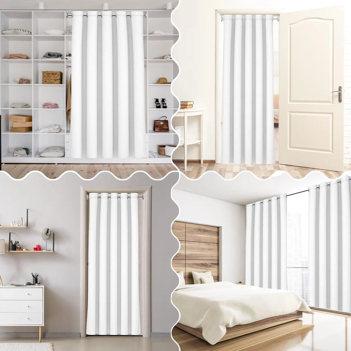 Manfei Cowboy Doorway Curtain 1 Panel,Western Boots Hats Texas Star Horseshoe Tribal Closet Door Curtain for Bedroom Living RoomRustic Cowhide Desert Cactus Sunflower Beige Privacy Door Drape,80"×42"