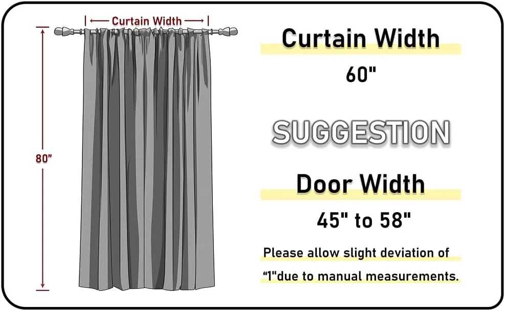 Manfei Cowgirl 1 Panel Doorway Curtain,Princess Style Bow Pink Bowknot Blackout Closet Door Curtain,Western Tribal Boots Rustic Brown Cowhide Print Caps Door Drape for Privacy Shading Decor,80"×60"