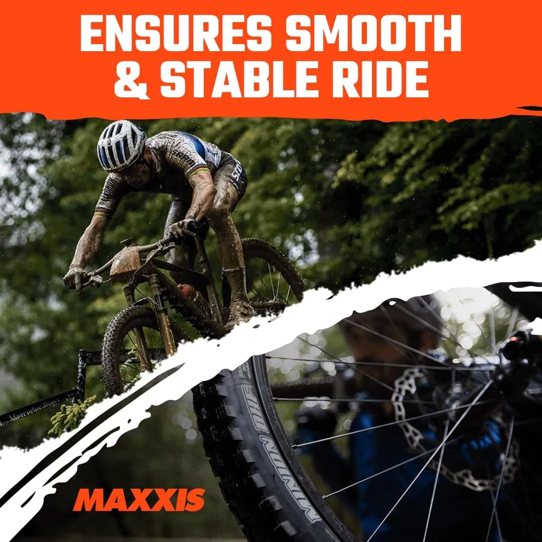 MAXXIS Aggressor Mountain Bike Tire - 26", 27.5" & 29" - Bundle with Cycle Crew Tire Lever