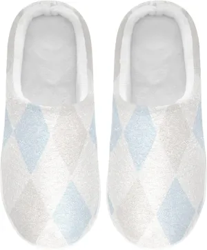 Memory Foam Womens Slippers Plush Lining Anti-Slip Rubber Sole Soft House Slippers Shoes Home Indoor S