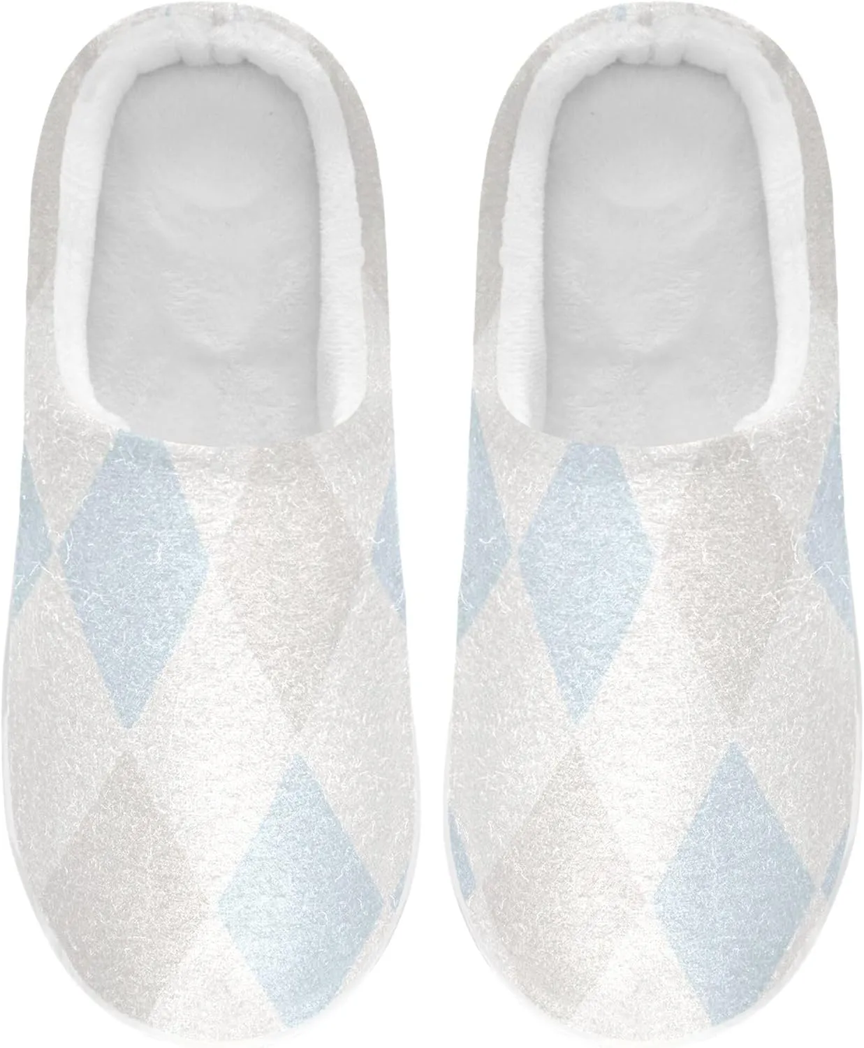 Memory Foam Womens Slippers Plush Lining Anti-Slip Rubber Sole Soft House Slippers Shoes Home Indoor S