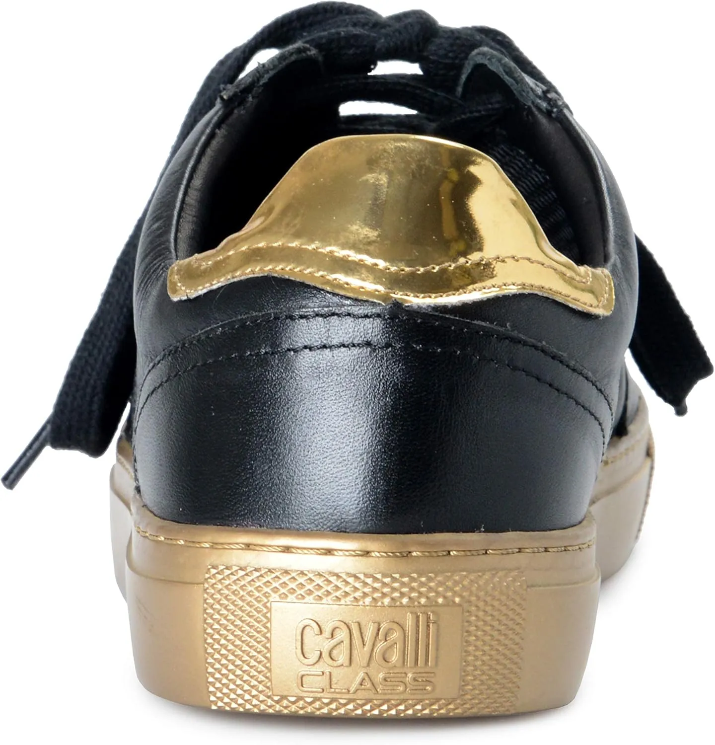 Men's Black Leather Fashion Sneakers Shoes Sz US