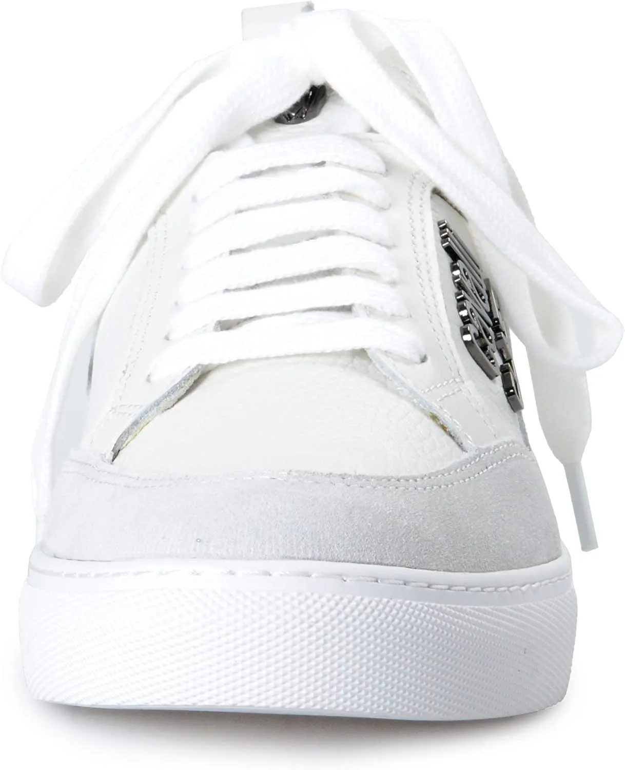 Men's Black Leather Fashion Sneakers Shoes Sz US