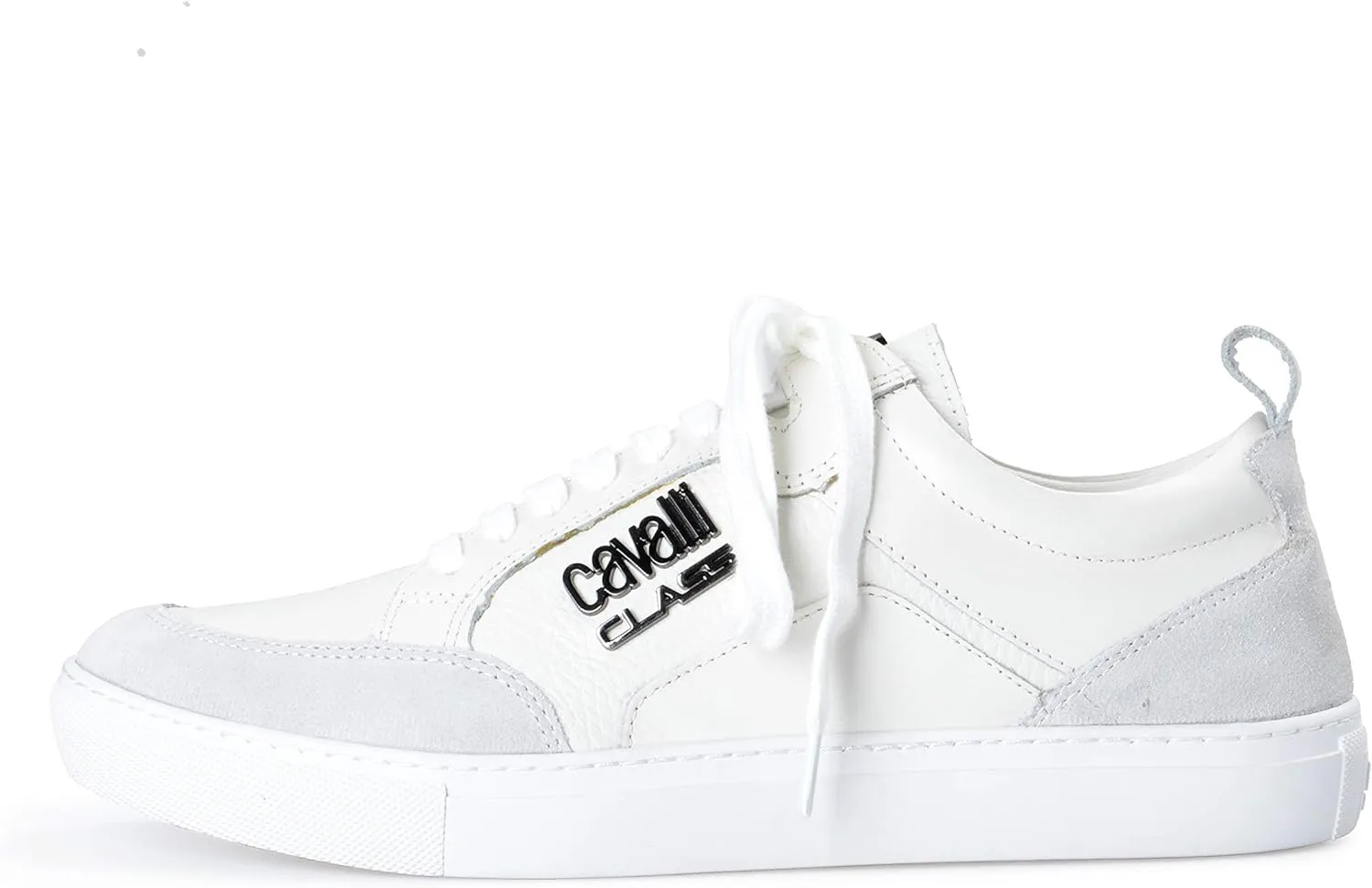 Men's Black Leather Fashion Sneakers Shoes Sz US