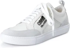 Men's Black Leather Fashion Sneakers Shoes Sz US
